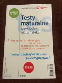 Testy maturalne: język polski, matematyka