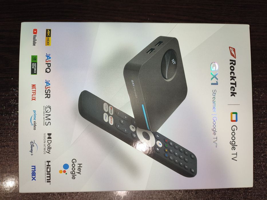 Тв бокс приставка ROCKTEK GX1 на гарантии