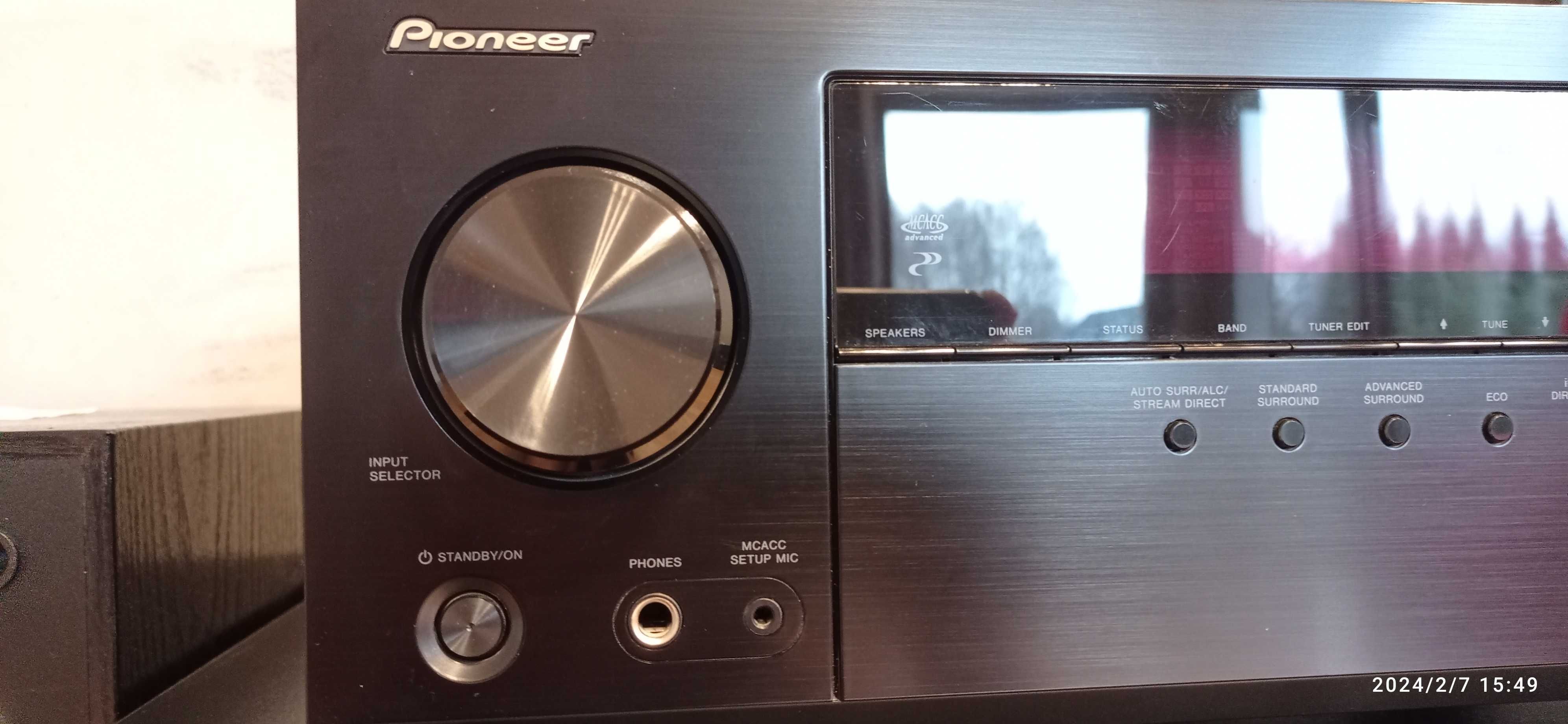 Pioneer VSX 830K Kino domowe amplituner 4K 5.2 wi-fi, usb, bluetooth