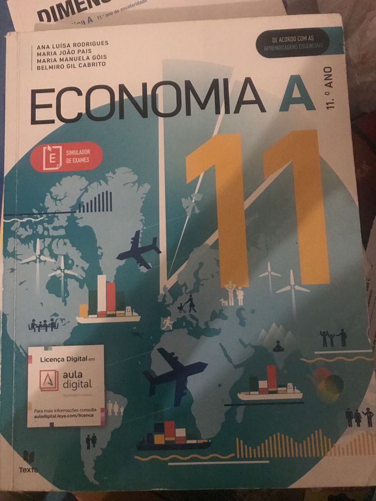Conjunto Caderno de atividades Economia A e livro de apoio