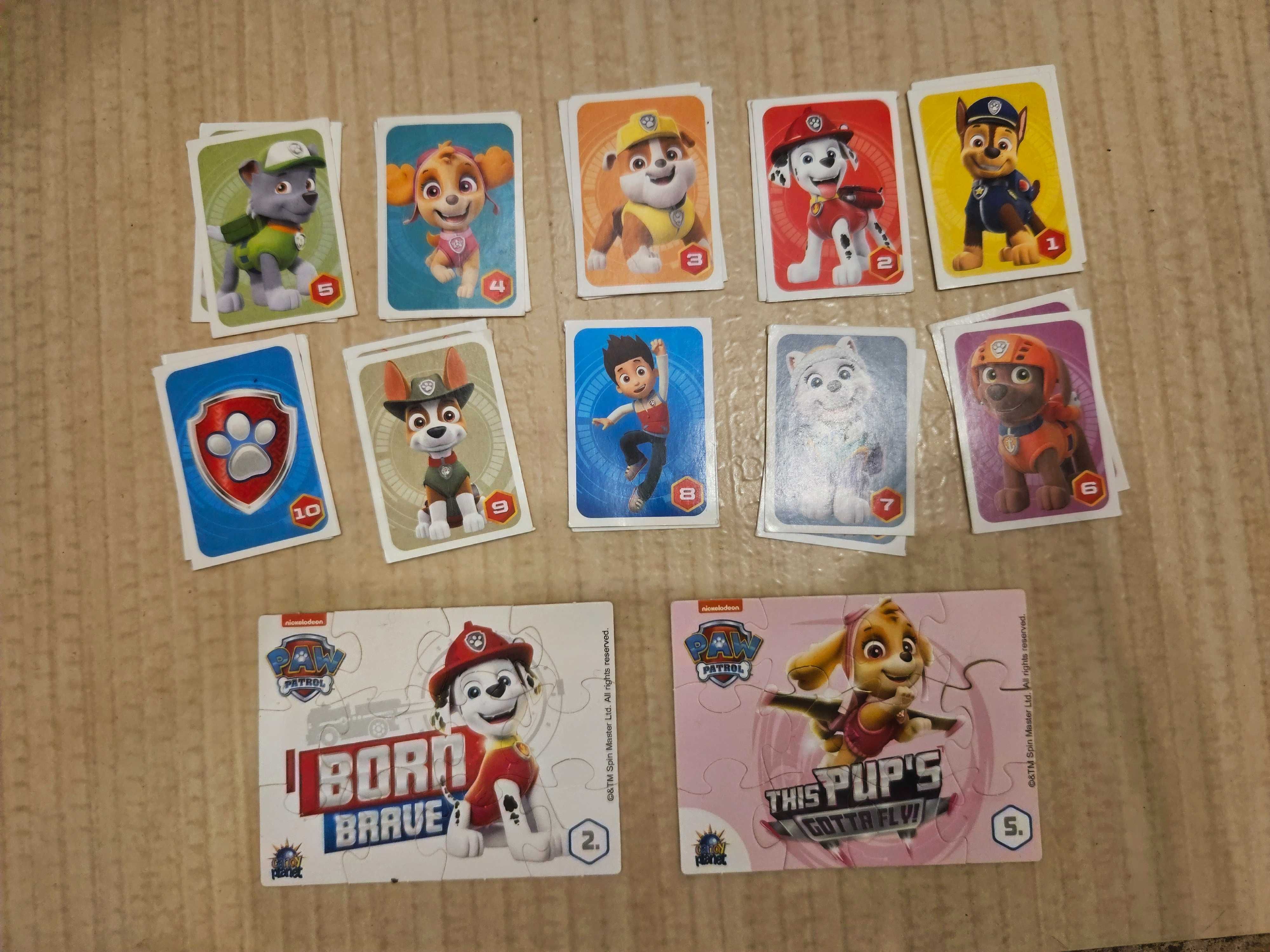 Karty, puzzle Psi patrol