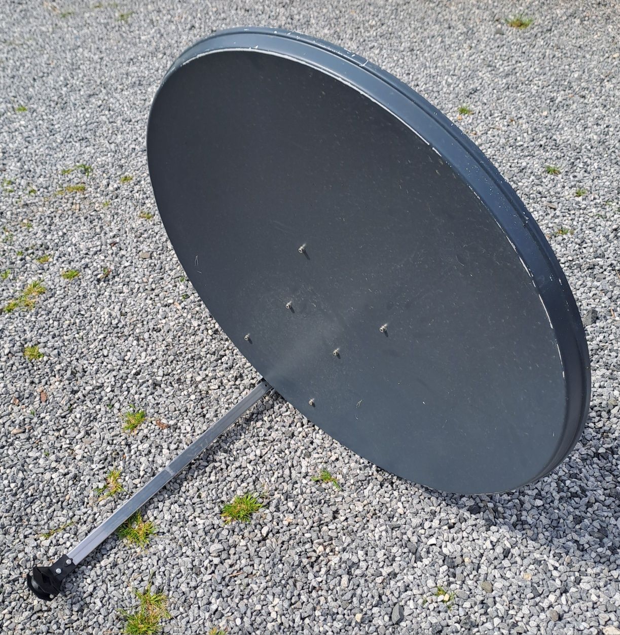 Antena Satelitarna Talerz Duża Antracyt