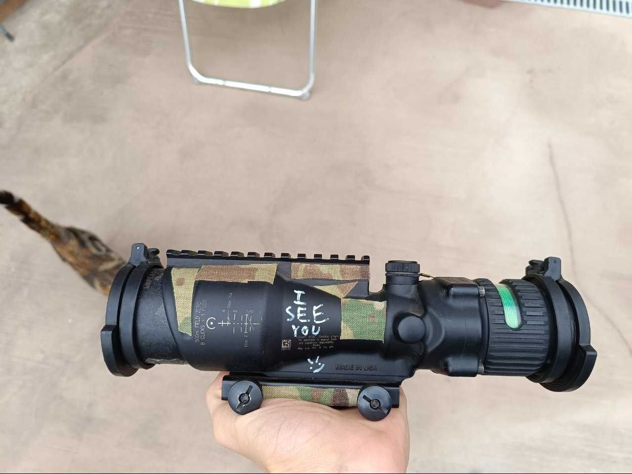 Приціл Trijicon ACOG 6x48 з блендою 6X48MD-ARD