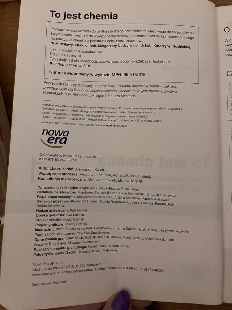 Podręcznik To jest chemia 1 nowa era zakres podstawowy