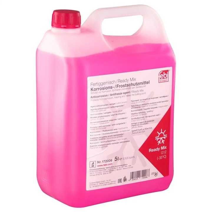Антифриз Febi Bilstein Ready Mix G12 -35°C красный, 5л +литр  Hepu G12