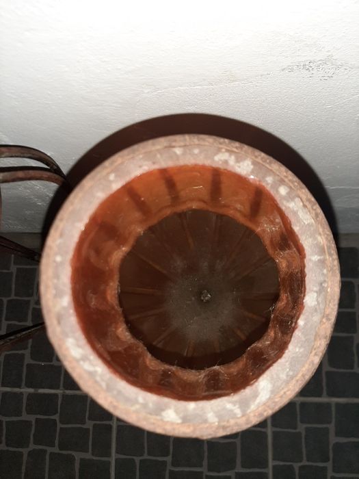 Vaso e mesa decoração