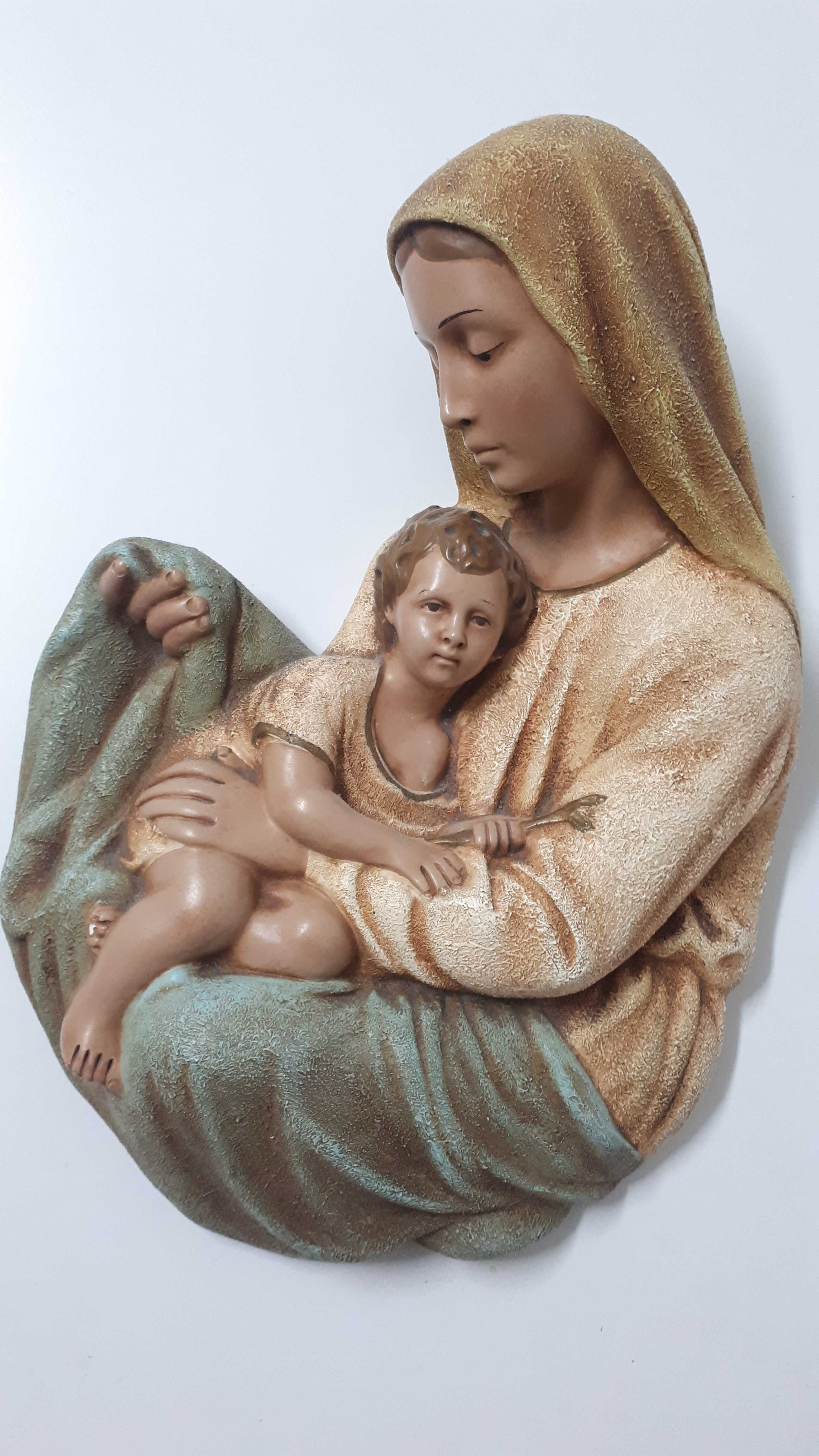 Busto de nossa senhora com menino Jesus