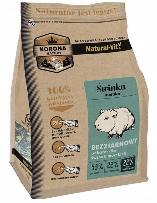 korona natury świnka morska GRUBY KOCUR sklep zoologiczny