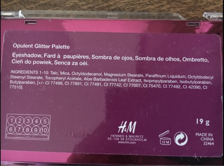 Cienie do powiek paletka