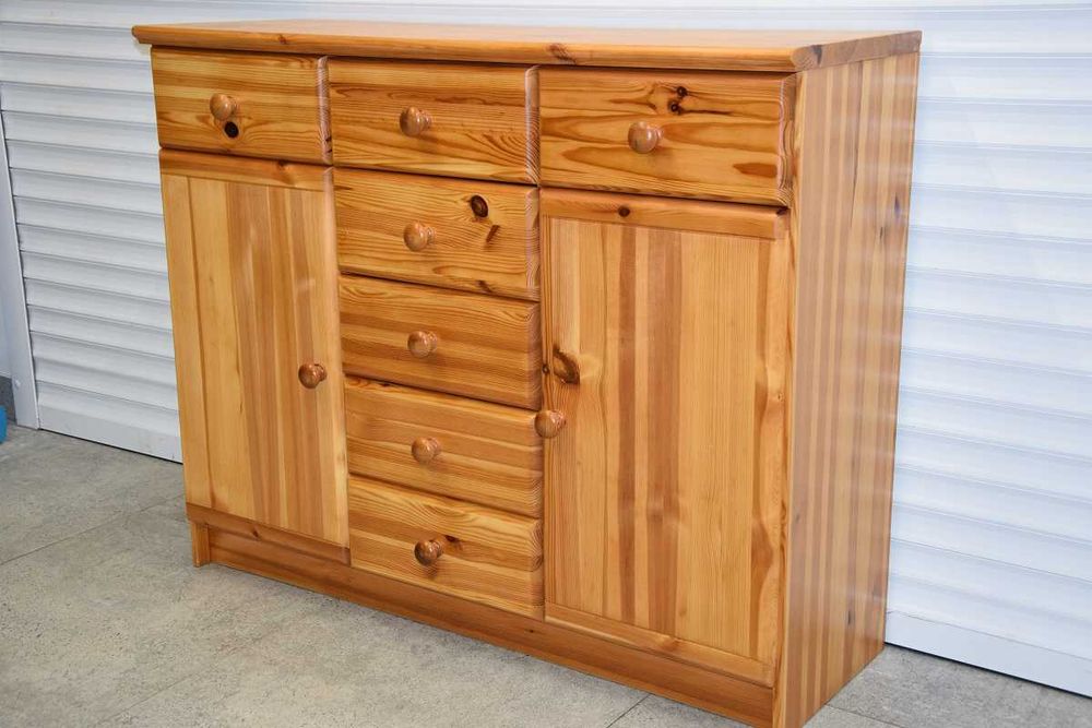 komoda z drewna sosnowego - jak nowa