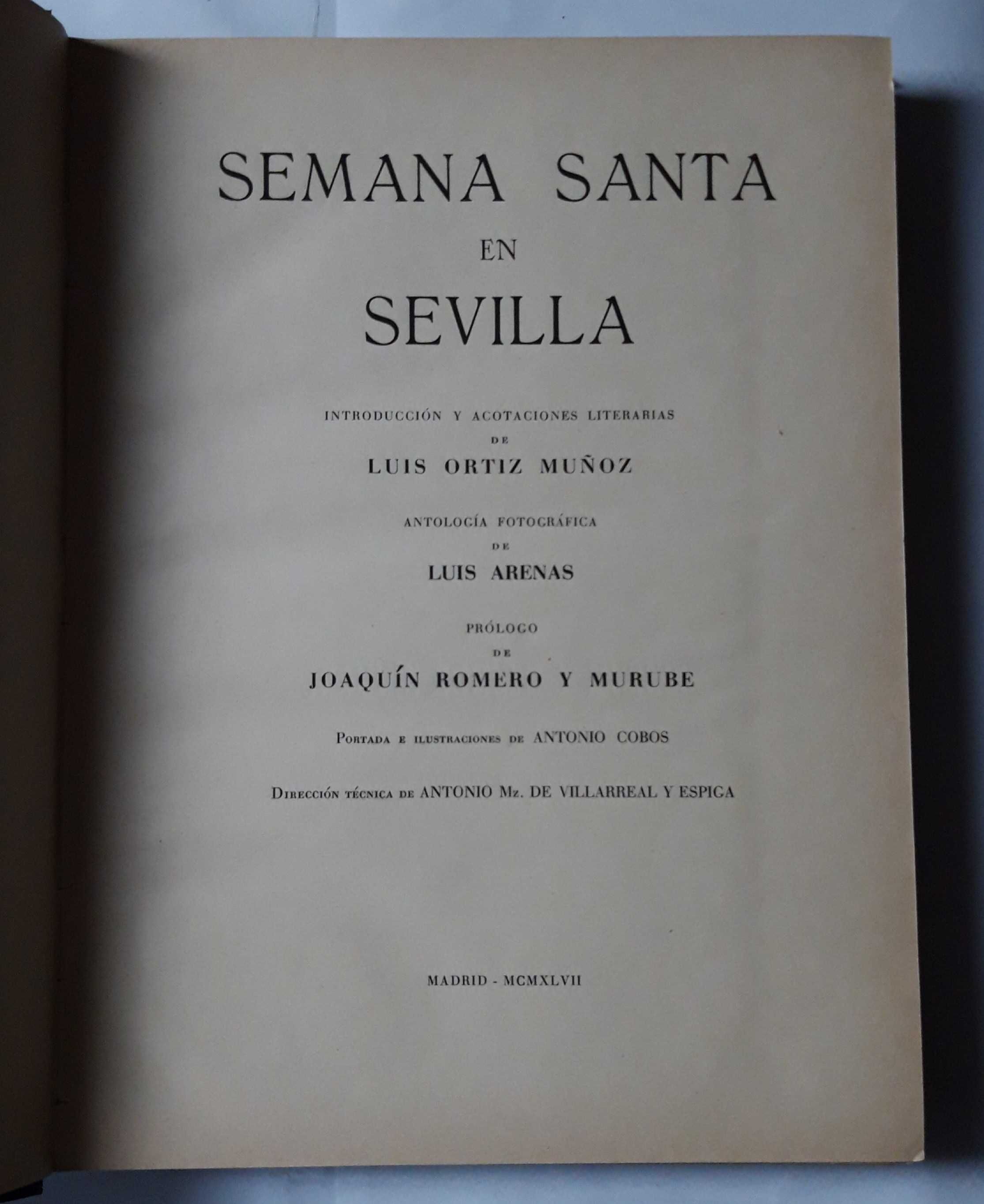 Livro- Ref CxC- Luis Ortiz Muñoz - Semana Santa en Sevilla