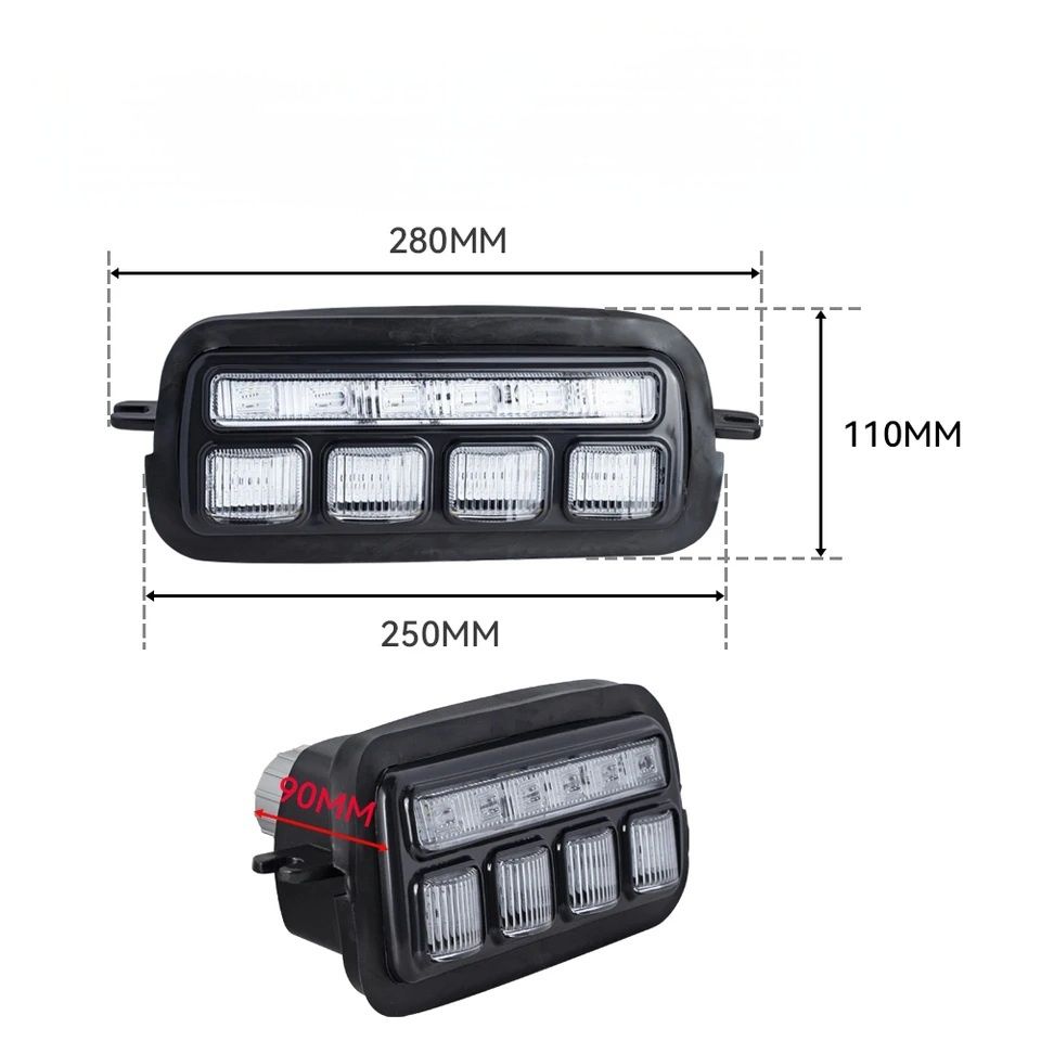 Світлодіодні підфарники Нива 2121-21214 туманки з ДХО і Поворот LED