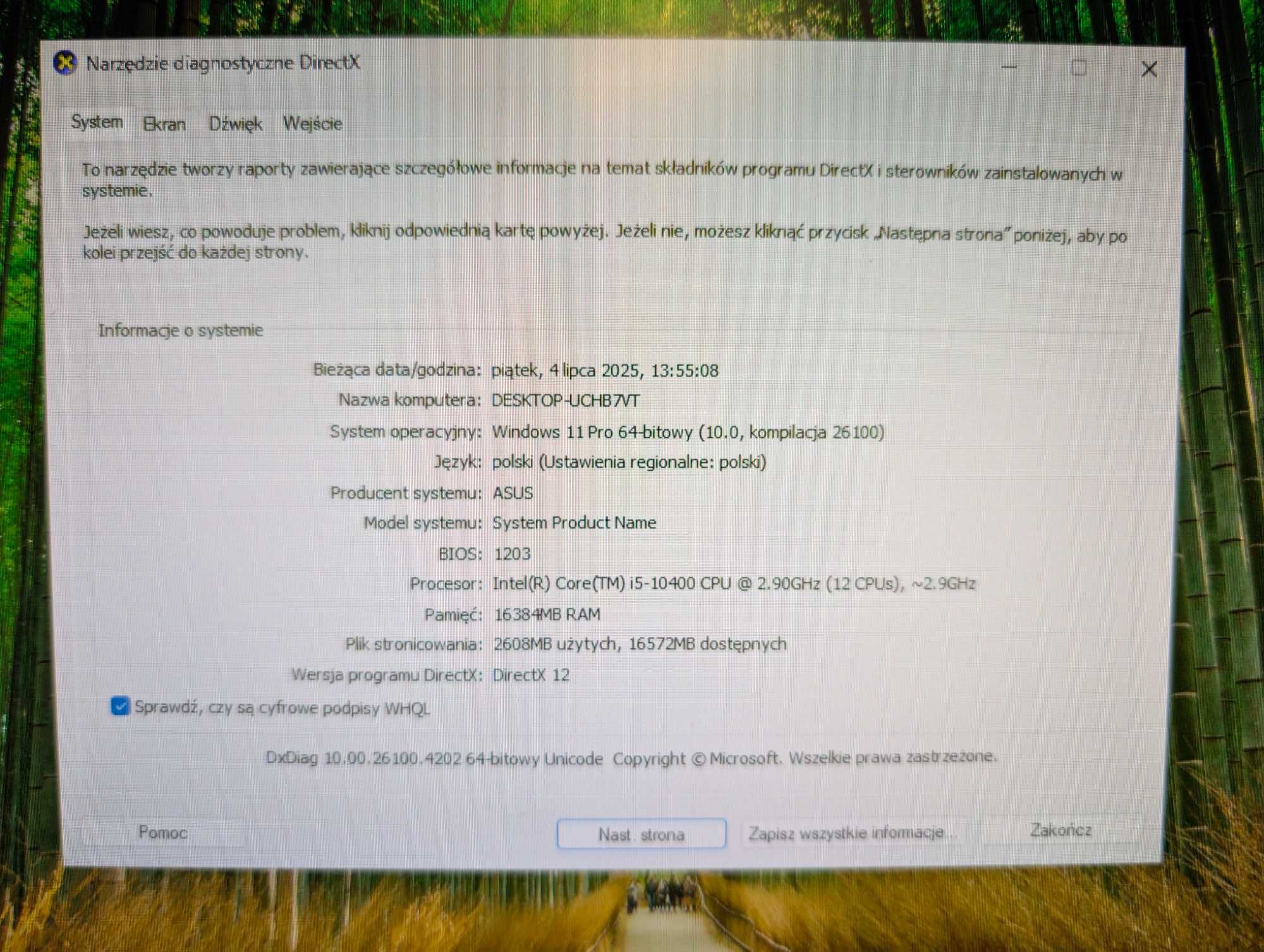 Komputer i5-10400 / 16 GB / GTX 970 / SSD – gotowy do gry i pracy