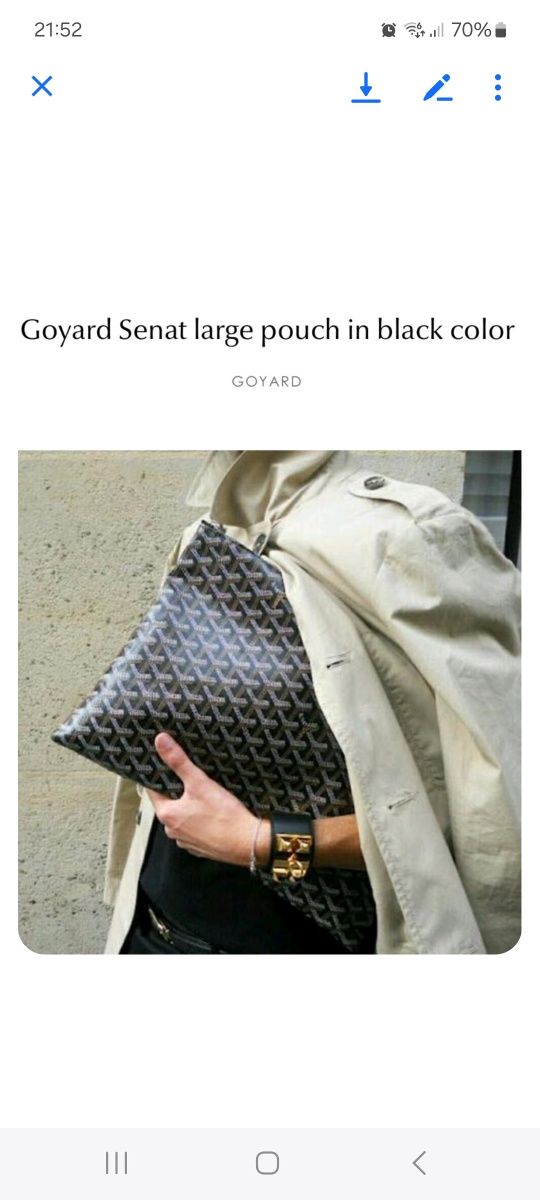 Bolsa Goyard nova
