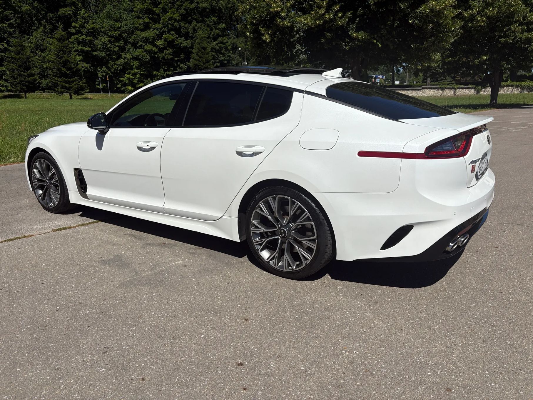 Kia Stinger Salon PL*Bezwyp*Skóra*Automat*Panorama*Nawi*Kamera*I rej 2019 Max wyp.