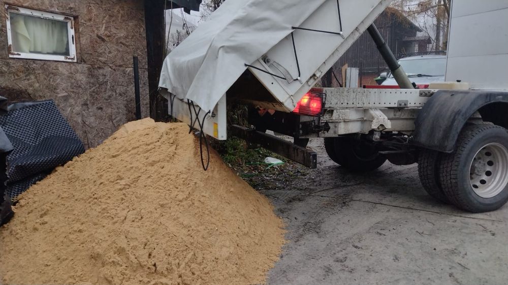 Piasek Żwir Beton Kamień dolomit Podsypka Pospółka Ziemia