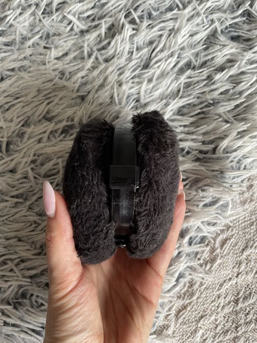 Czarne nauszniki unisex uniwersalne black ear muffs