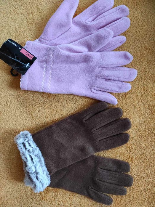Новые красивые флисовые перчатки Simply р.7-7,5 Англия