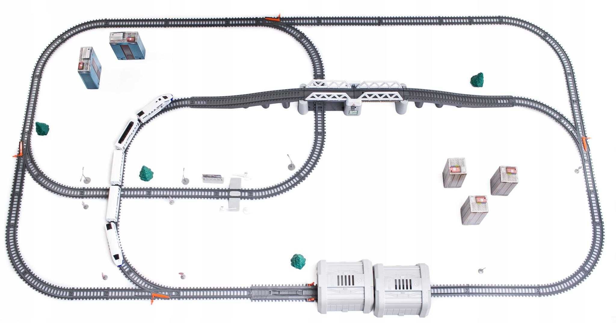 Kolejka elektryczna ogromny tor 914 cm