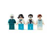 Nowe klocki zestaw lekarz i pacjent w pełni kompatybilne z Lego