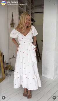 Муслиновое платье с сердечками Elle Fortuna размер S