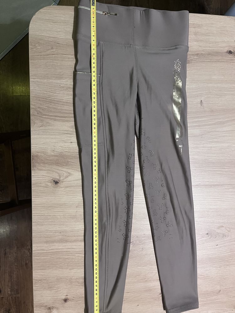 Bryczesy legginsy dla dziewczynki  Sporty Covalliero rozmiar M 140/146