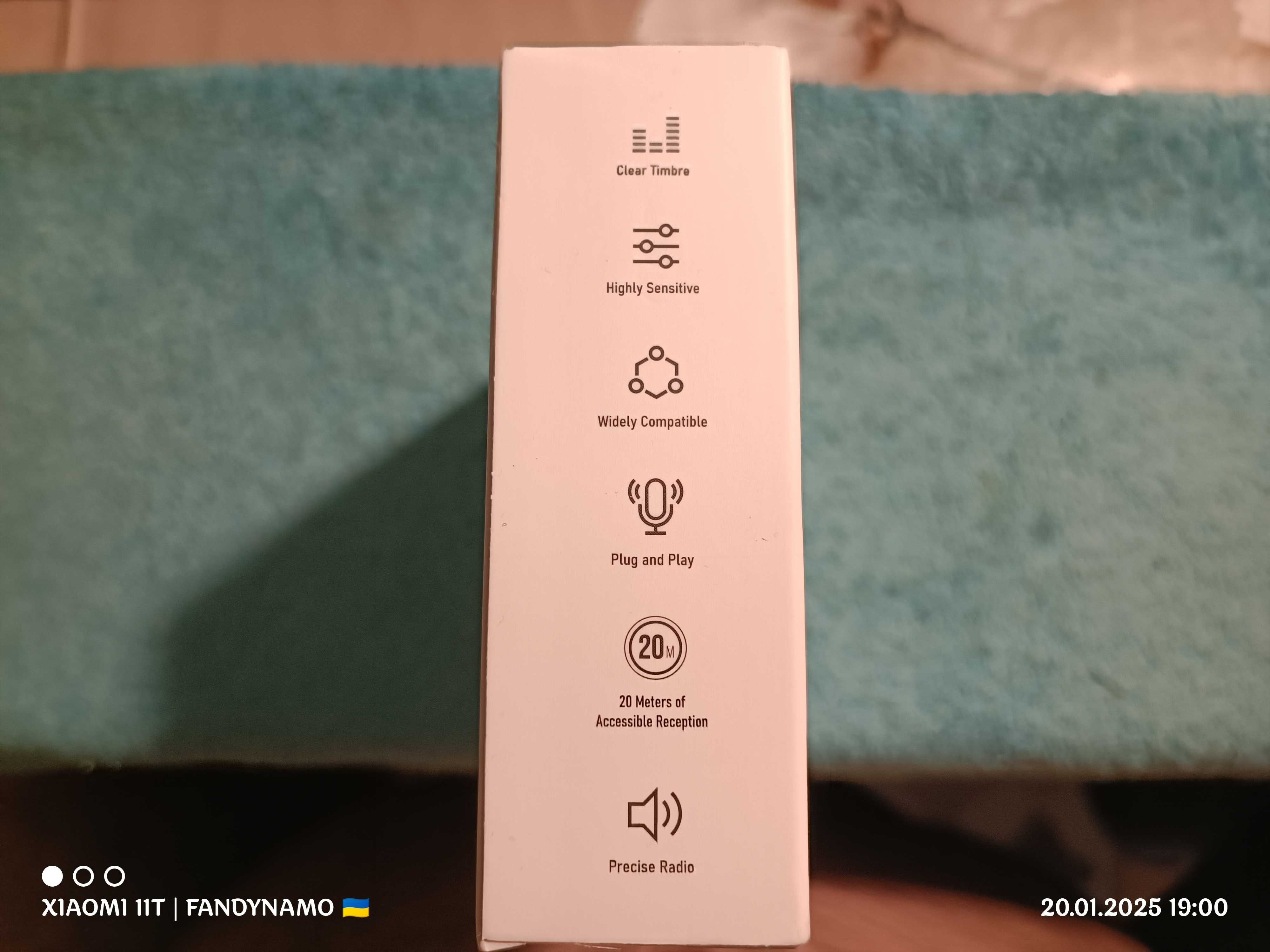 Безпровідний мікрофон Basix 2.4G 3в1