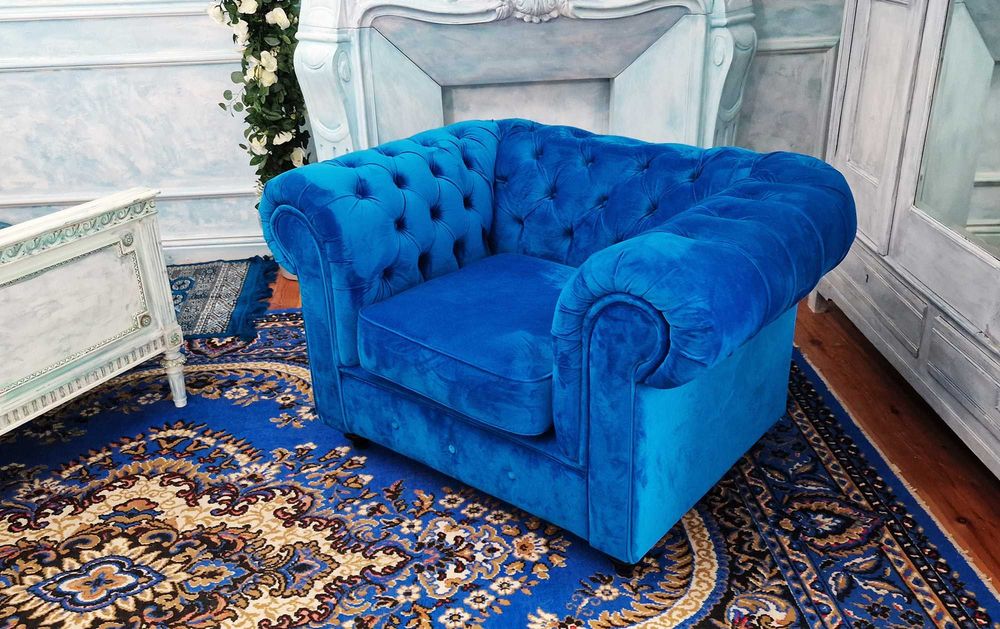 Duży, wyjątkowy perski dywan - rzadki niebieski kolor 370x278cm