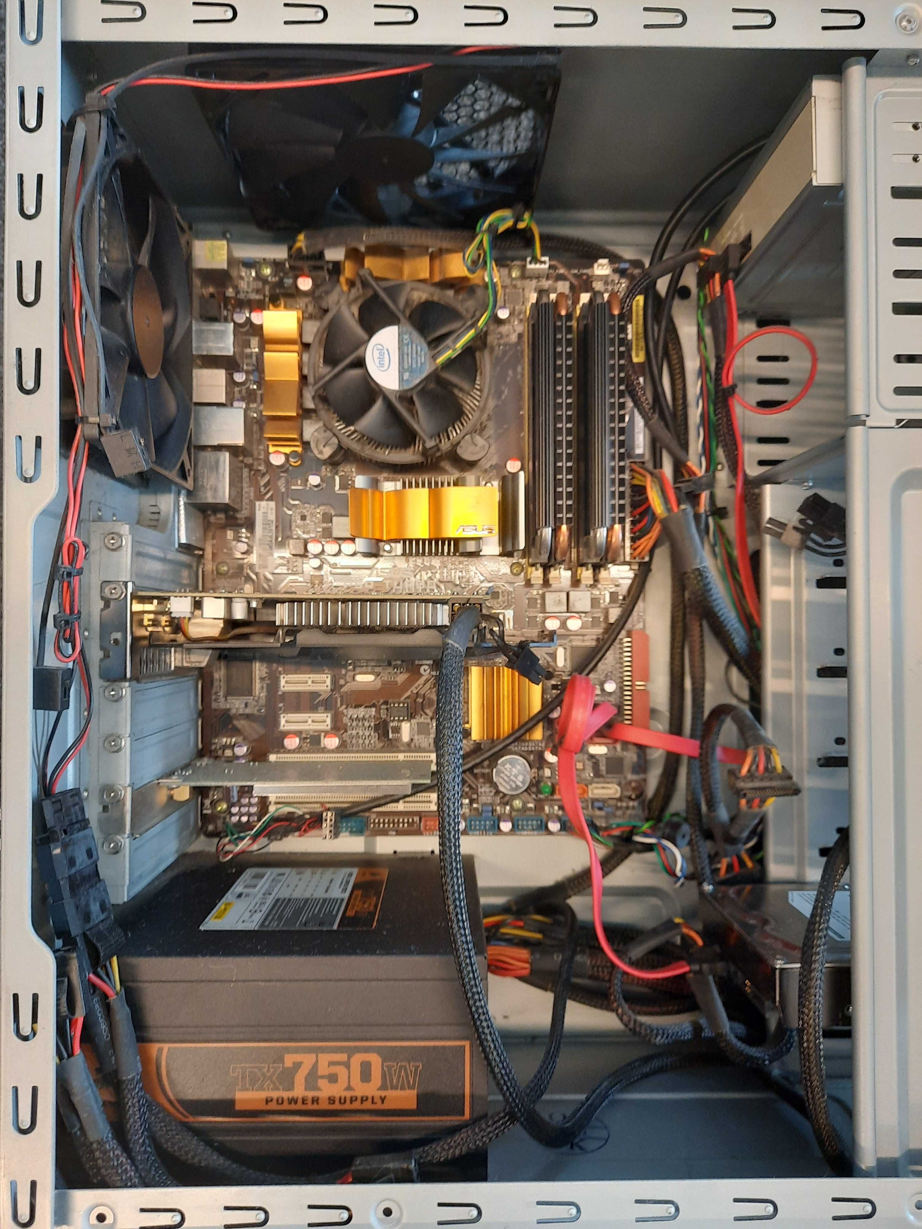 Komputer stacjo. NVIDIA GeForce GTX 750TI 4GB, Intel Core 2Quad Q9550