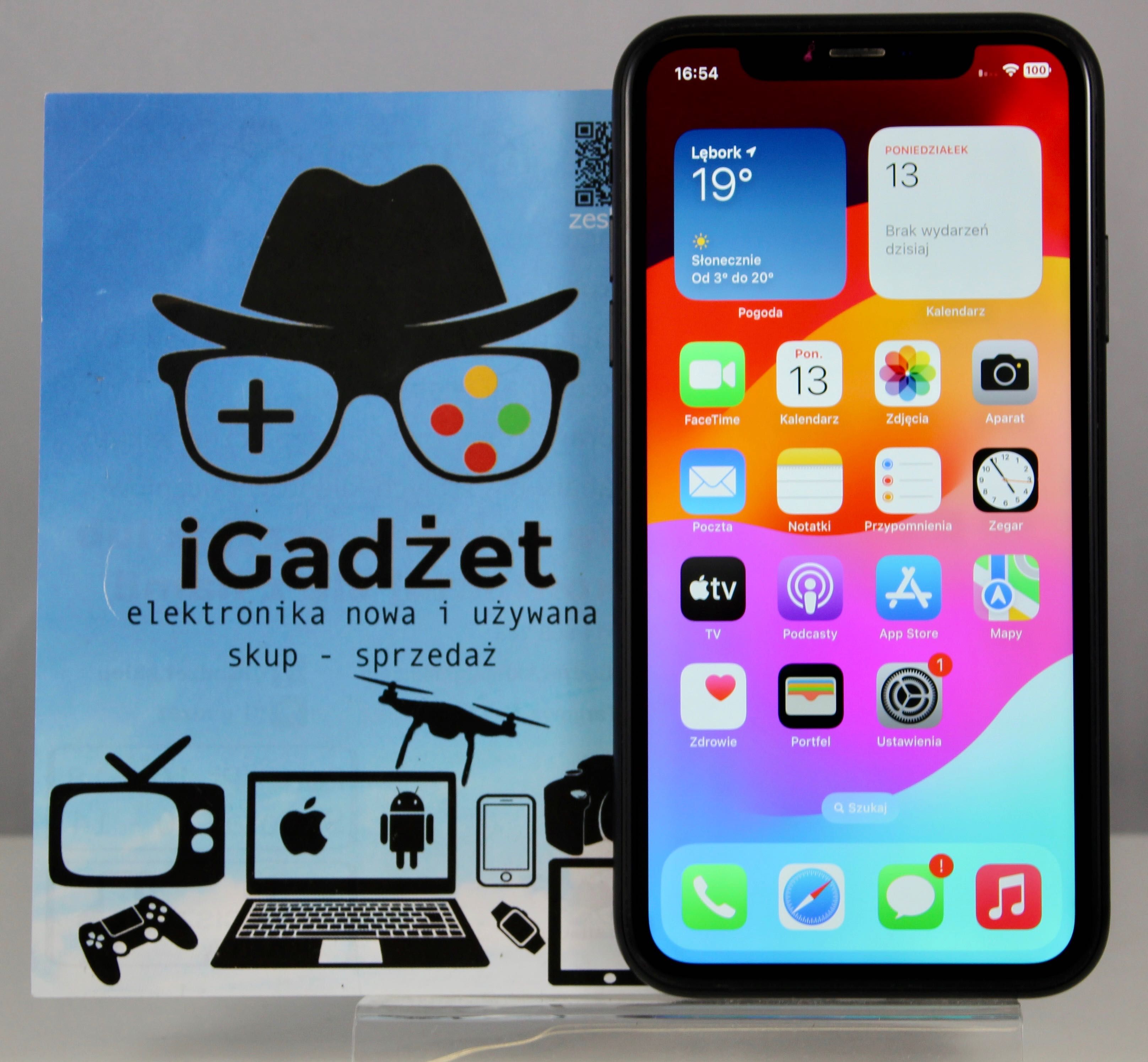 iGadżet | Apple iPhone XR 64GB Black telefon dual (eSIM)