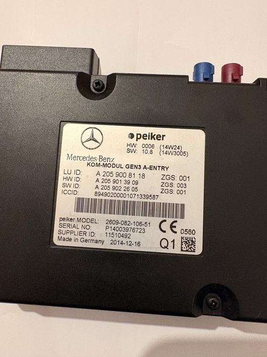 Модуль / BLUETOOTH MERCEDES-BENZ MODEL: 2609-082-106-51