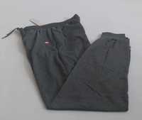 Spodnie męskie dresowe szare ze ściągaczami LINTEBOB Y-46333-LK r 3 XL