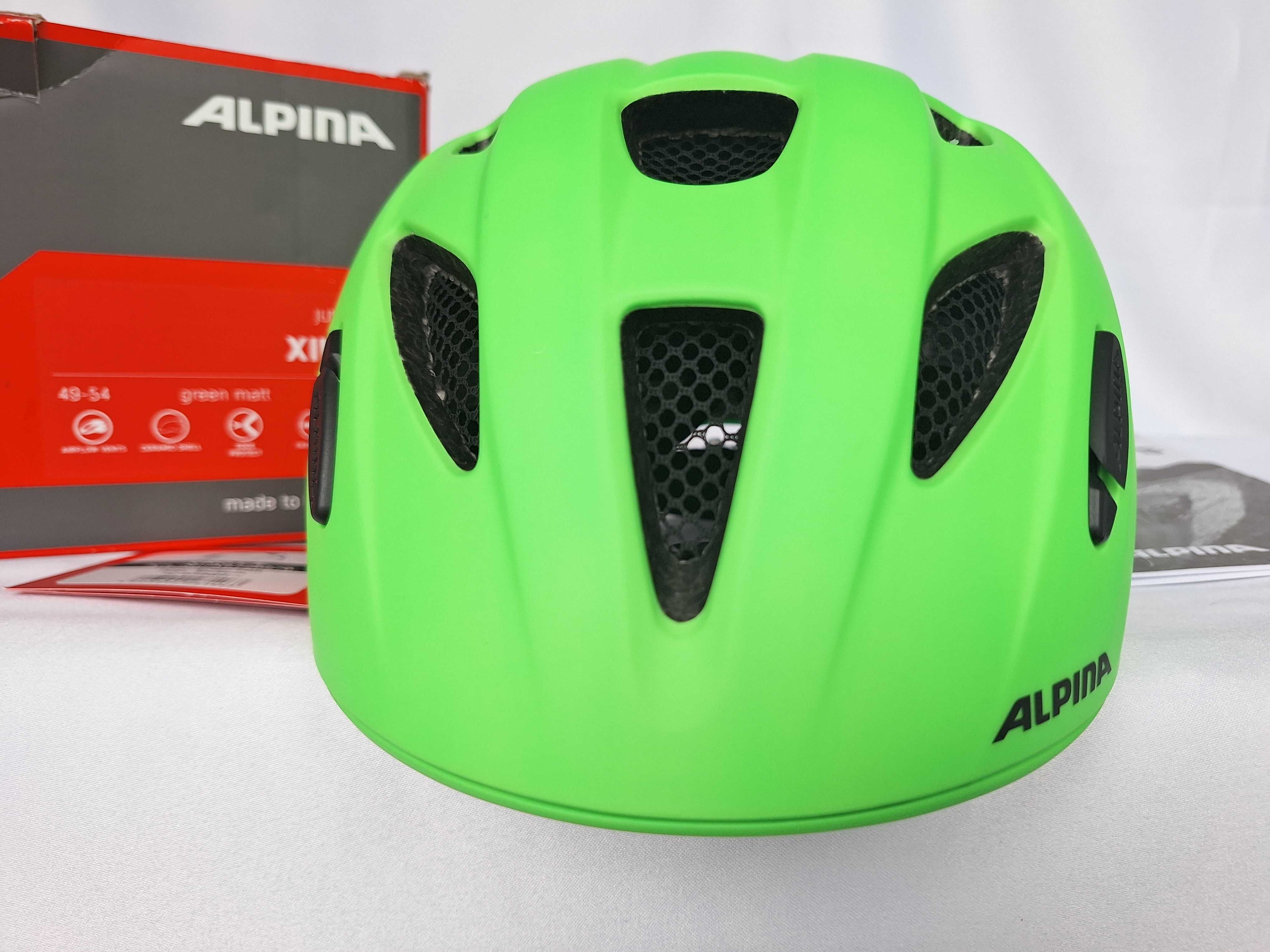 Kask rowerowy dziecięcy Alpina Ximo L.E Green Matt 49-54cm