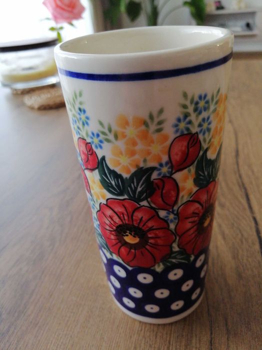 Wazon, flakon ceramika boleslawiecka