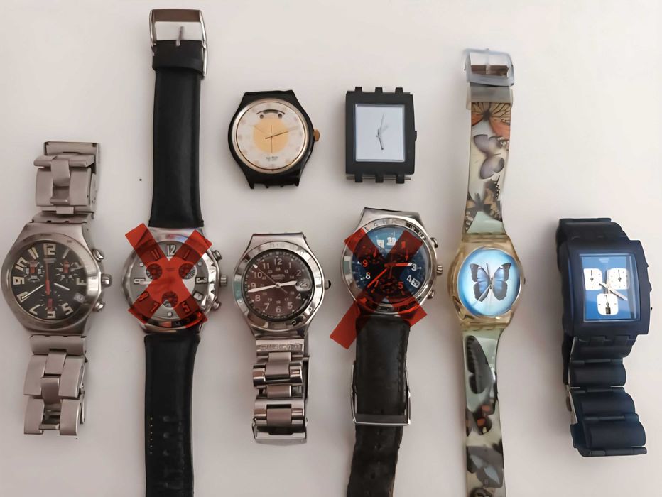 7 Relógios Swatch (Aceito ofertas)
