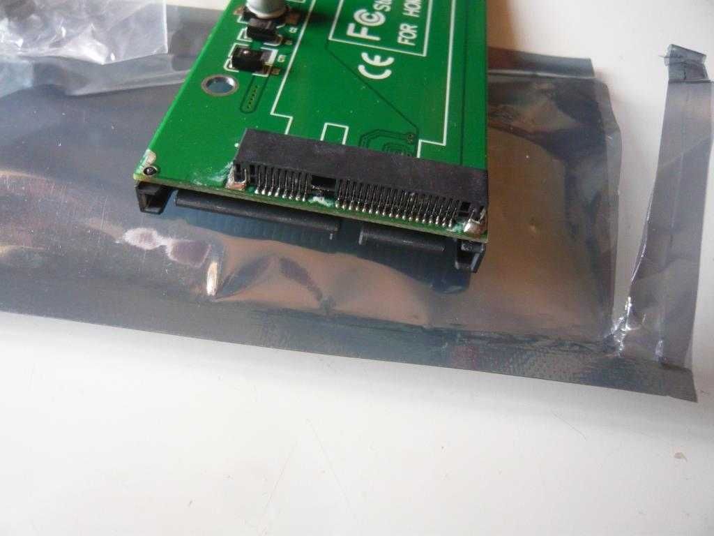 Adaptador disco M.2 mSata (6-12 pinos)-SATA 3