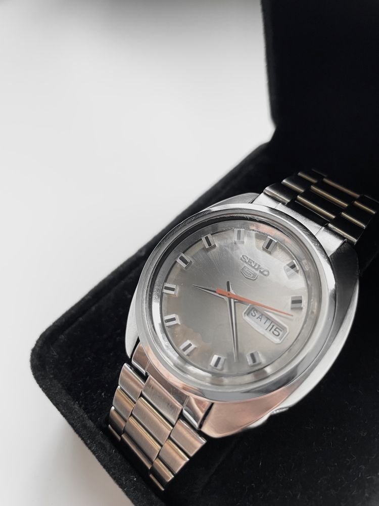 Seiko 5 Automatic Automat 23 Jewels ref. srebrny