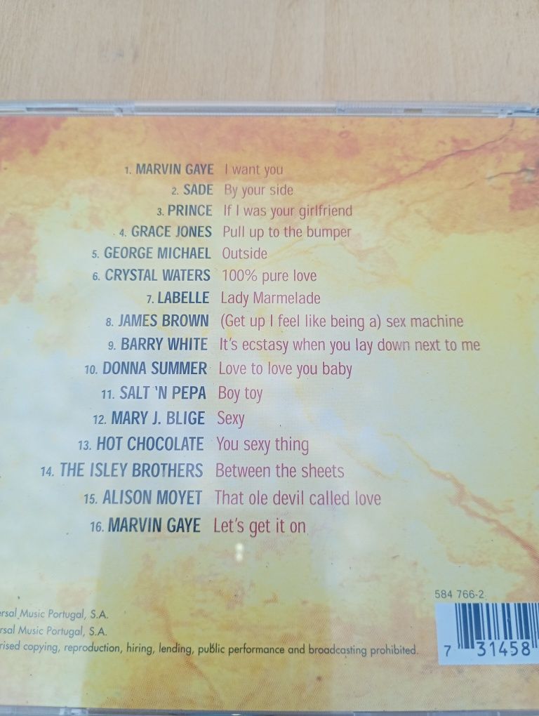 CD Sexy Songs as mais sensuais