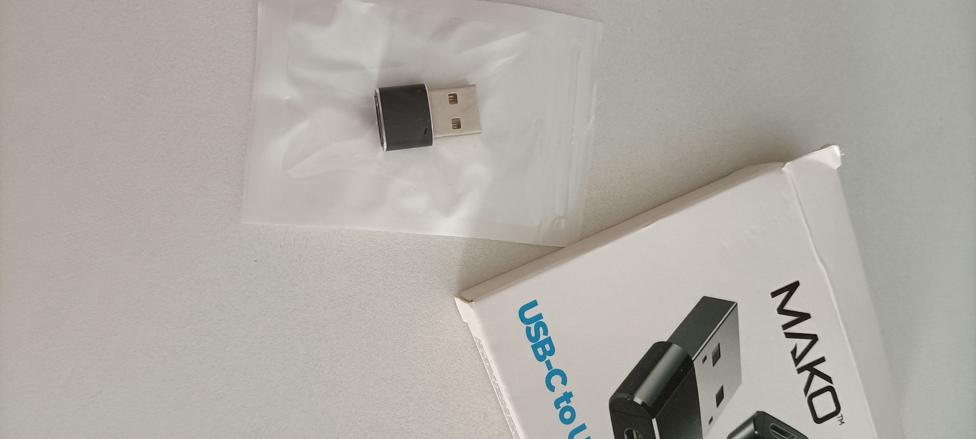 USB - USB C adaptador NOVO na caixa com fatura