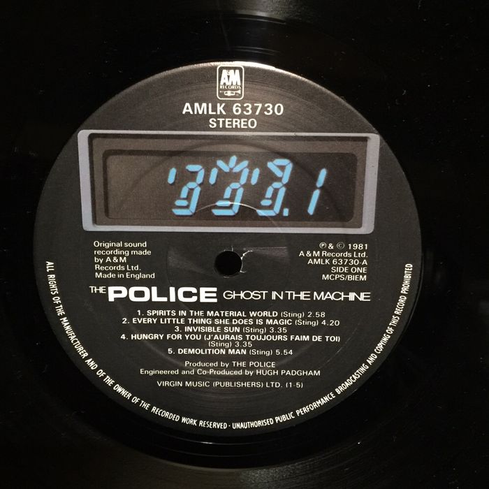 Vinil: The Police - Gost in the machine 1981