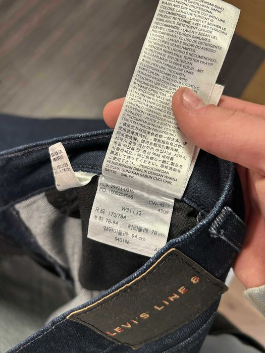 Spodnie Levi’s Line – męskie, rozmiar W31 L32