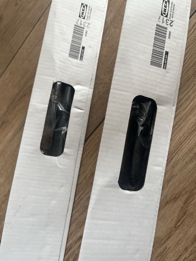 Ikea hultarp 60 czarna 2 dwie sztuki nowa