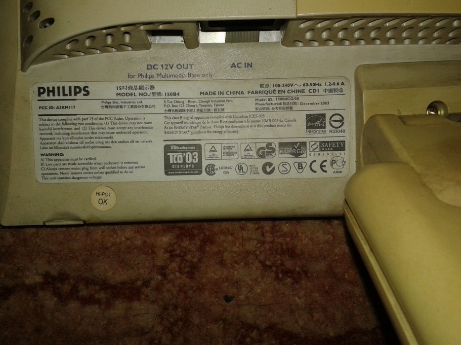 monitor Philips 15"