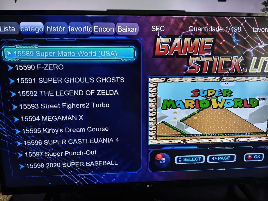 GameStick Lite 20000 Jogos (Novo)