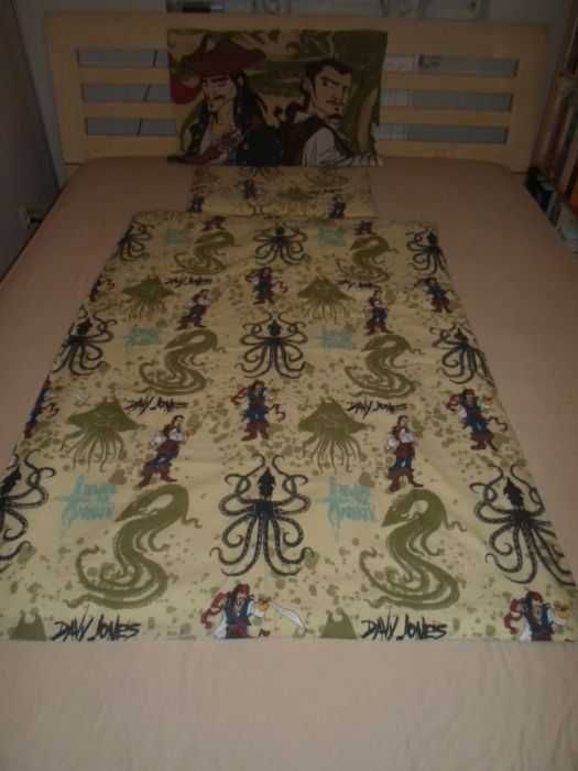 Pościel Piraci z Karaibów 4 częściowa prześcieradło na gumce poszwa