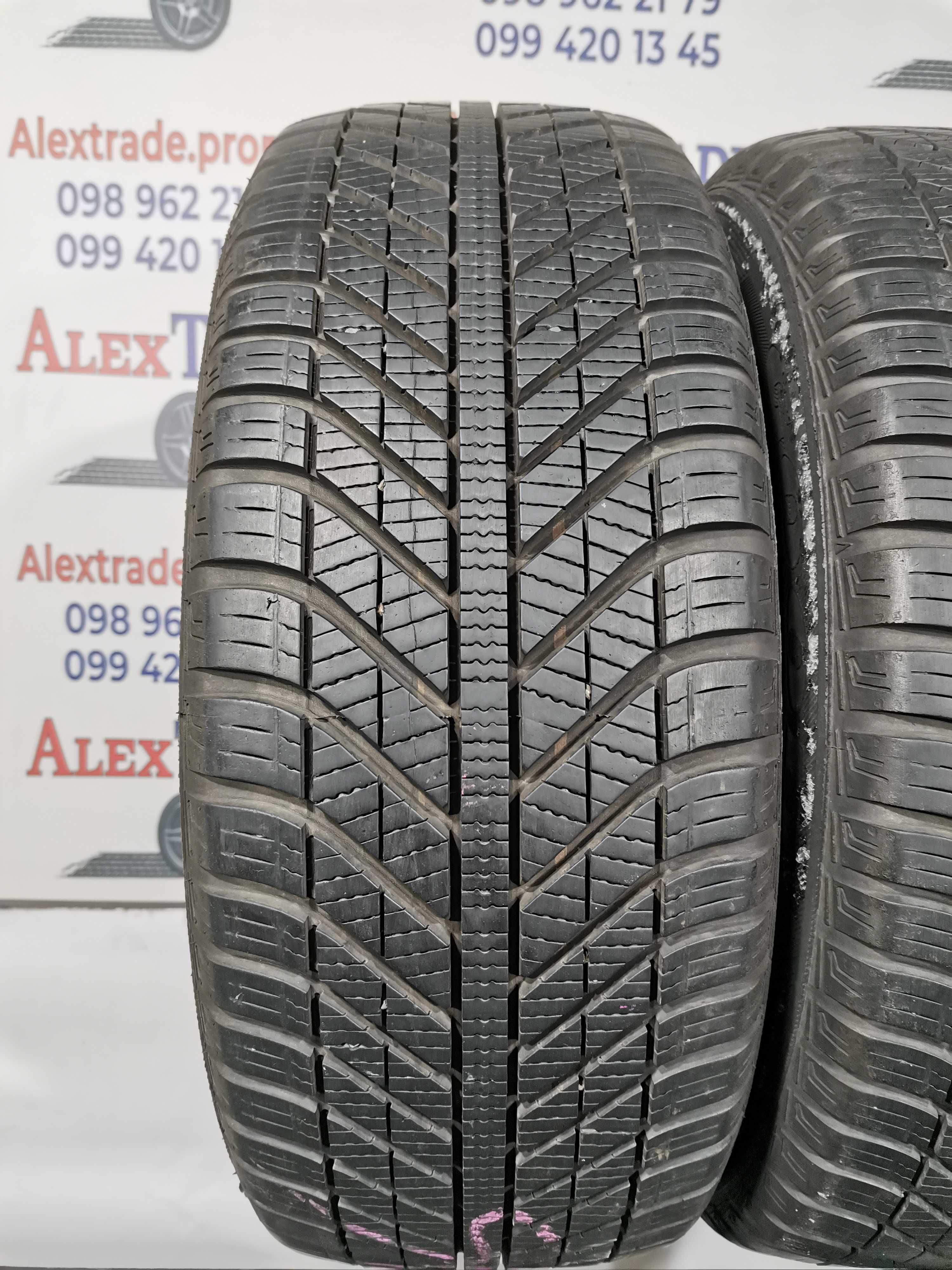 2 шт. 205/55 R16 Goodyear Vector 4Seasons шини б/у, 7,5 мм