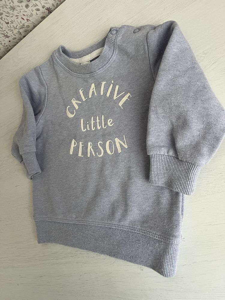 Bluza lawendowa H&M 74 80