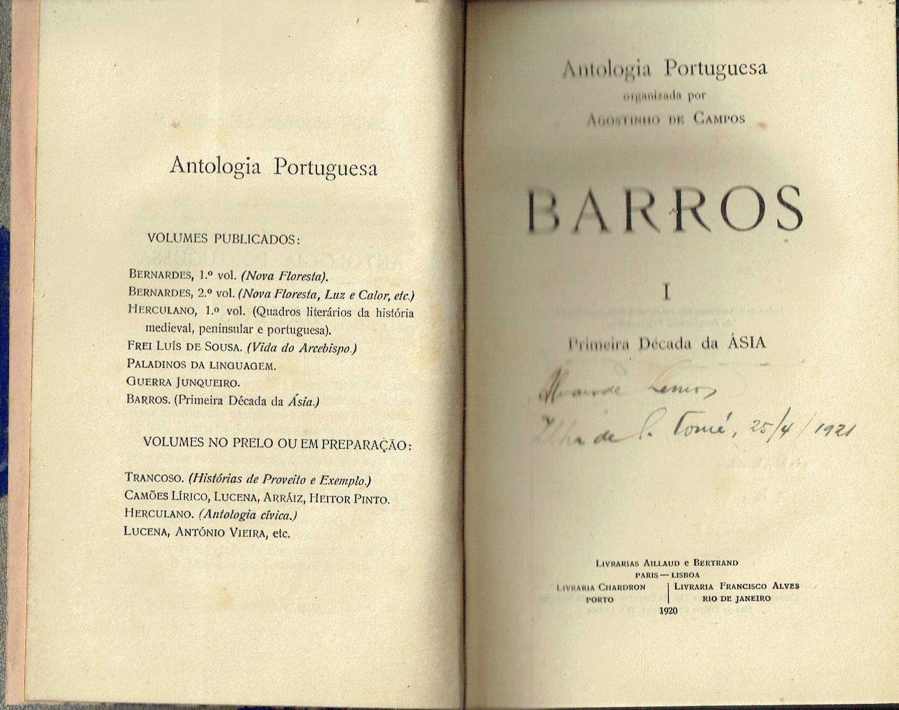 7352
	
Barros : primeira década da Asia 
org Agostinho de Campos