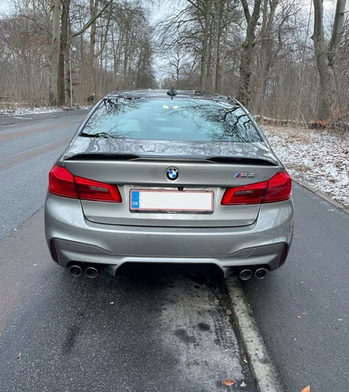Спойлер багажника BMW G30 F90 M5 стиль CS (ABS пластик)