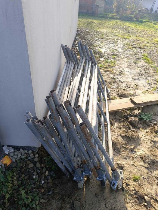 Rusztowanie warszawskie 12 ramek + kółka